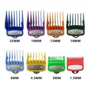 Set 8 Peines Aluminio Para Maquina Corte de 8 Unidades